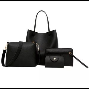 Five piece purse and wallet set